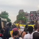 Hundreds of protesters march through the streets of Mott Haven, a lower-income neighborhood in the South Bronx in a demonstration against police violence on Jun 4, 2020.